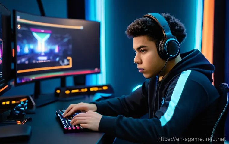 스포츠게임 글로벌 대회 참가 - **Prompt 1: The Apex Challenger's Grind**
An ultra-realistic, cinematic portrait of a determined...